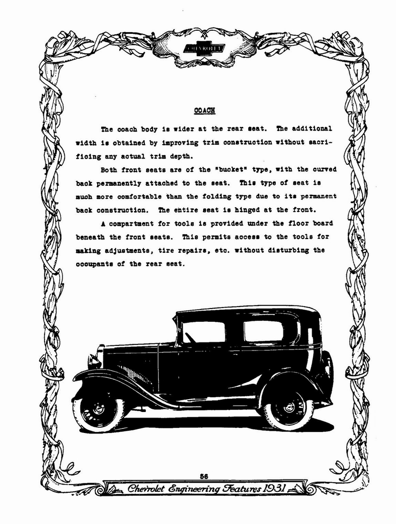 1931 Chevrolet Engineering Features Page 54